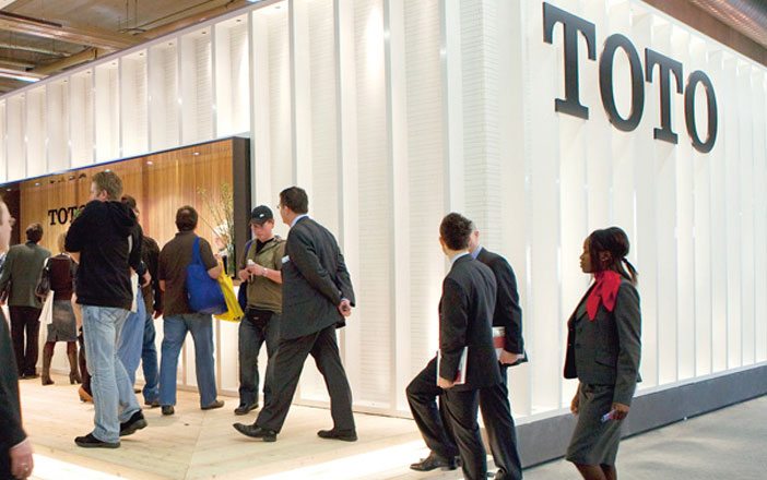 TOTO于3月10-14日借助法兰克福国际卫浴展正式登陆欧洲。