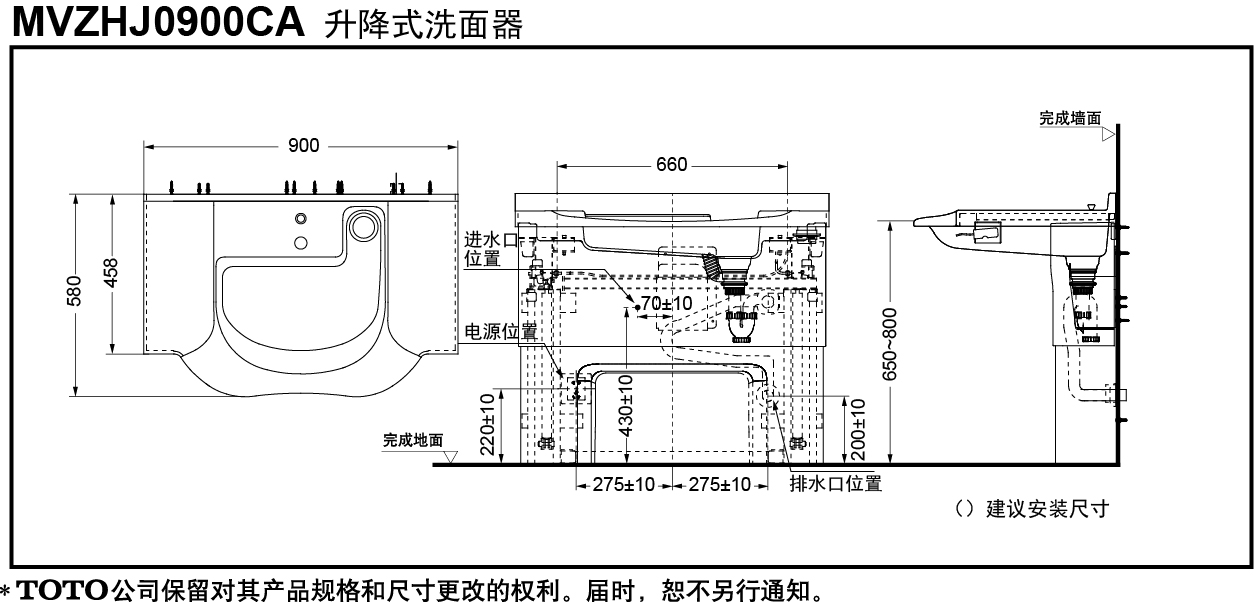 MVZHJ0900CA-东陶TOTO