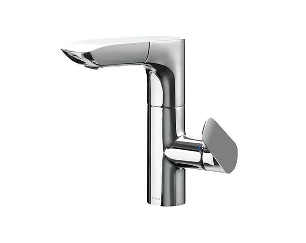 铜合金台式单柄双控洗面器抽取式水嘴