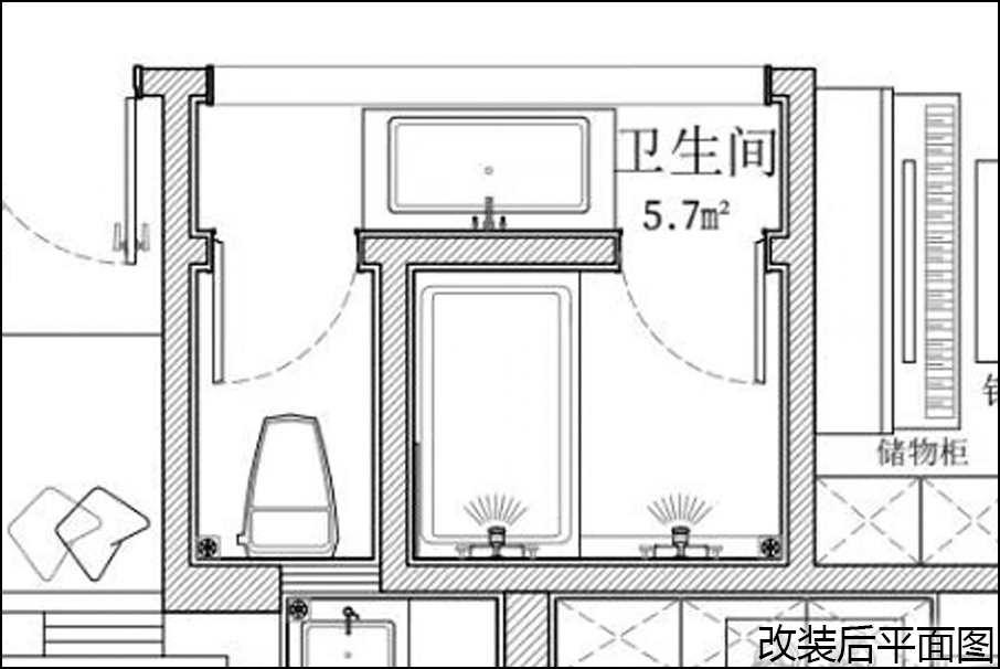 改装后平面图