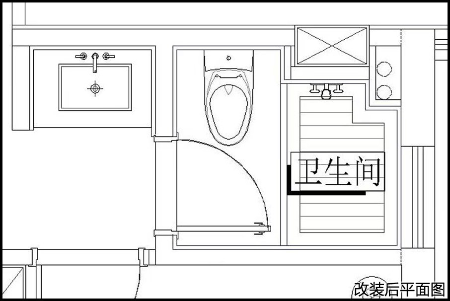 改装后平面图